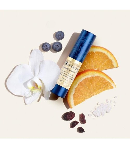 SeneSerum-C Hydrating Vitamin C Serum with C-Pearls Technology, 0.5 Fl Oz, SeneShield, and SenePlex+ for Brightening, Firming, and Anti-Aging Benefits