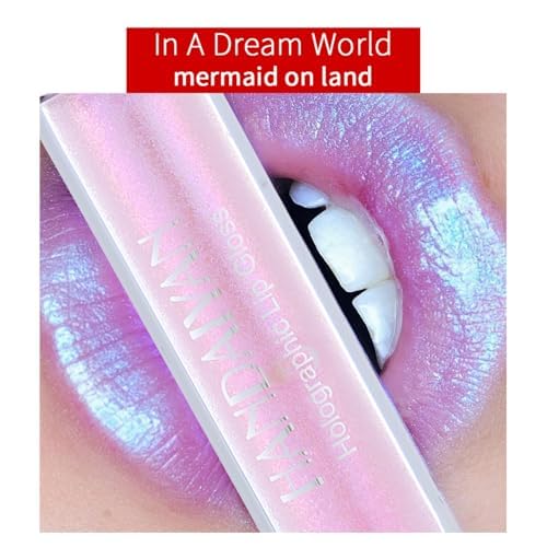 MAEPEOR Glitter Liquid Lipsticks Set 6 Colors Diamond Shimmer Metallic Lipstick Waterproof Long Lasting Makeup Kit Face Eye Glow Shimmer Shinning Lip Gloss Set (Set 01)