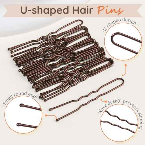 Teenitor Hair Net and Small Donut Bun Maker for Kids, 10 Pcs 30cm Invisible Hair Nets, 2 Pcs Hair Bun Maker with U Shaped Bobby Pins 20 Pcs and 5 Elastic Bands, Ballet Bun Kit For Kids, Dark Brown