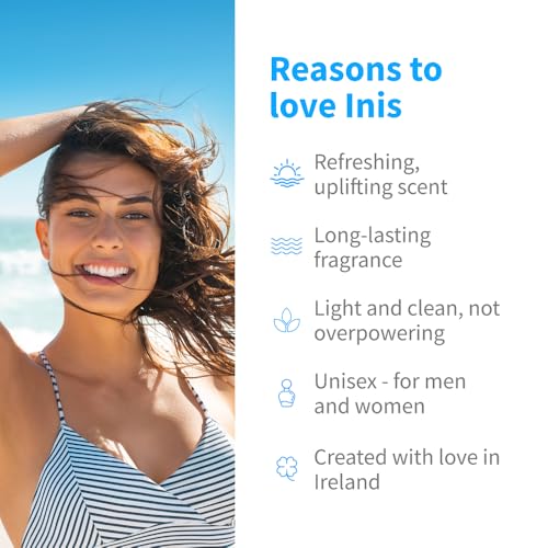 Inis the Energy of the Sea Cologne Spray - Unisex Perfume for Women and Men - Clean, Fresh, Ocean Cologne - 3.3 Fl Oz