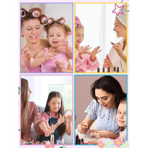 78PCS Press on Nails for Kids, TOROKOM Cute Kids Fake Nails Flower Kid Glue on Nail Short Almond False Nail Art Gift for Girls Children 8-12 Age with Nail Adhesive Tab & Quick-dry Nail Glue (3 Pack)