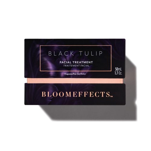 Bloomeffects - Natural Black Tulip Facial Treatment Moisturizer | Clean, Non-Toxic Skincare (1.7oz | 50mL)