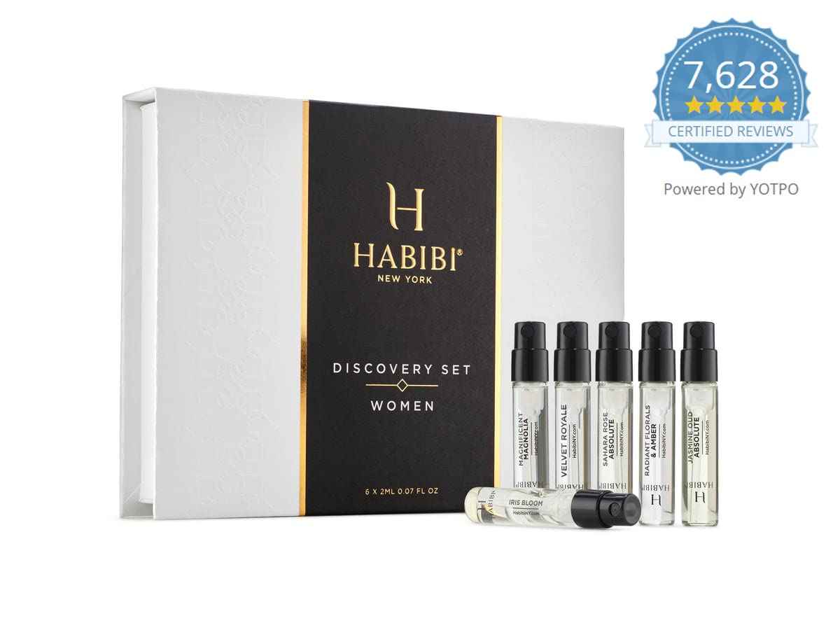 H HABIBI Women’s & Oud Collection Discovery Sample Set.Made In USA