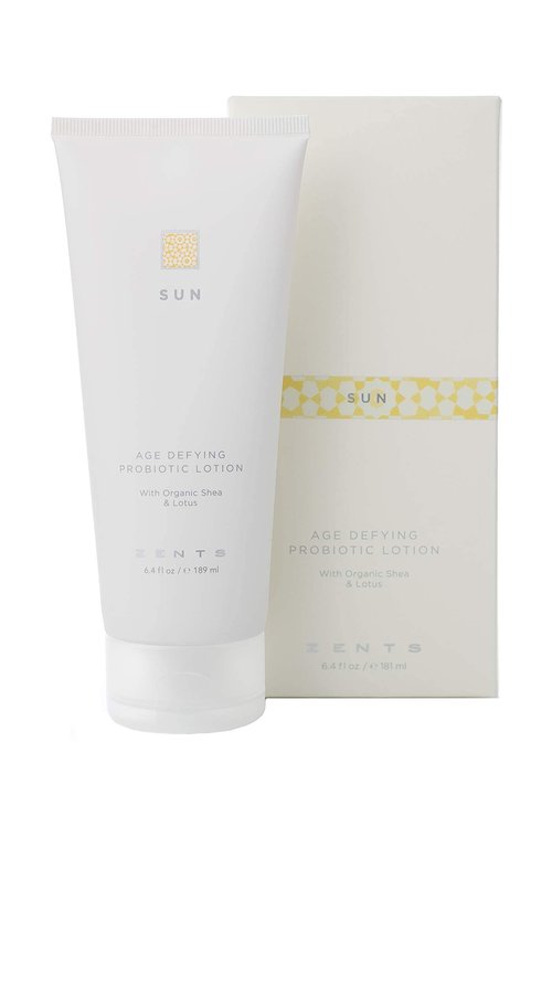 ZENTS Body Wash and Lotion Set (Sun), Aloe Moisture Body Wash, Age Defying Probiotic Lotion to Cleanse, Moisturize and Nourish Dry Skin
