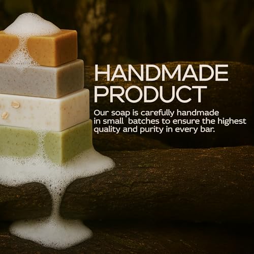 Sea Moss Soap Bar ? Detoxifying Green Tea Matcha & Aloe Bergamot ? All-Natural Handmade Soap for Sensitive Skin, Face & Body ? Holiday Gift or Christmas Stocking Stuffer for Men & Women