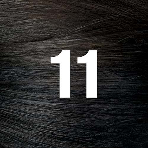 Revlon ColorSilk with Bond Repair Complex, Black Permanent Hair Color, 100% Gray Coverage, Ammonia Free Hair Dye, Vegan Keratin, 11 Soft Black (Pack of 3)