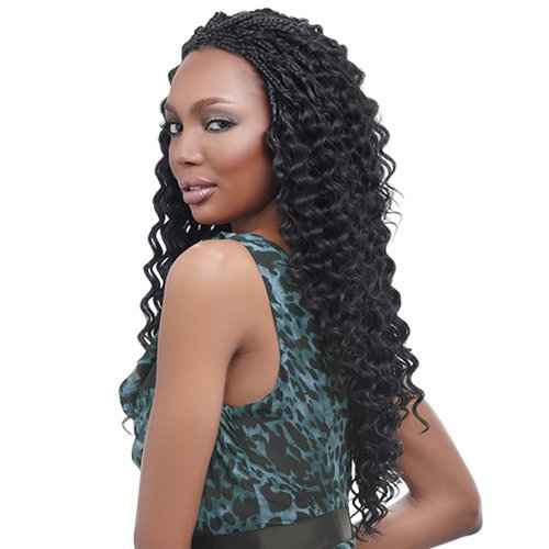 Harlem125 Synthetic Hair Braids Kima Braid Ripple Deep 20" (6-Pack, 1)
