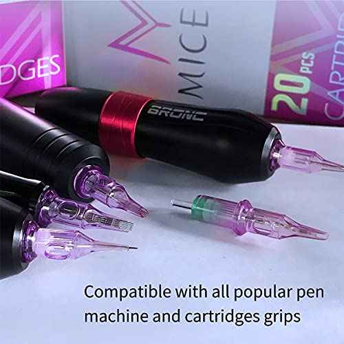 Disposable 11RS Tattoo Cartridge Needles #12 Standard Regular 11 Round Shader (1211RS) 20Pcs