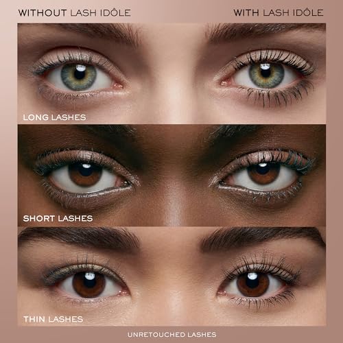 Lanc?me Lash Id?le Lash-Lifting & Volumizing Mascara - Black Mascara for Instant Volume, Length & Lift - Smudge Proof & Up To 24H Wear - Black