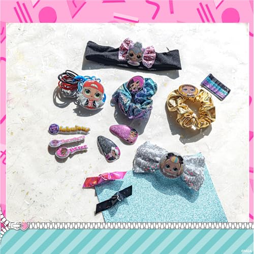 L.O.L. Surprise! Train Case Cosmetic Makeup Set Includes Lip Gloss, Eye Shimmer, Nail Polish, Hair Accessories & More, Perfect for Parties, Sleepovers & Makeovers, Ages 5+, by Townley Girl