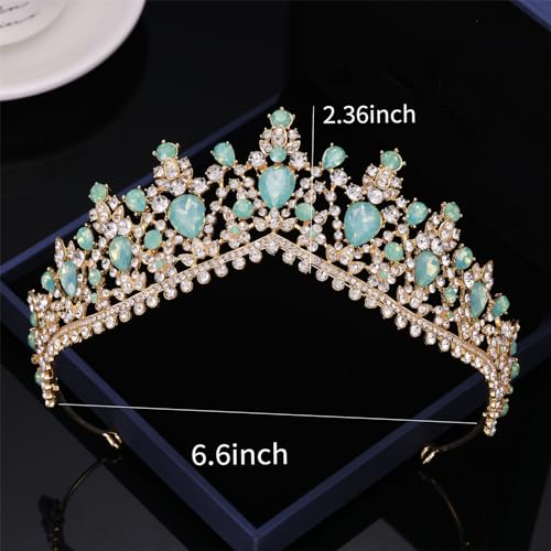 Kamirola - Queen Crown and Tiara Princess Crown for Women and Girls Crystal Headbands for Bridal, Wedding Gothic Halloween Costumes for Women Prom Christmas Halloween Birthday Prom Pageant Party£¨TR23£©