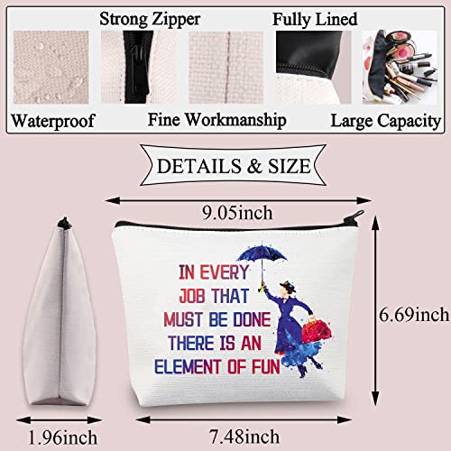 BDPWSS Mary Umbrella Makeup Bag Mary Musical Fans Gift For In Every Job That Must Be Done There Is An Element Of Fun Gift (In Every Job)