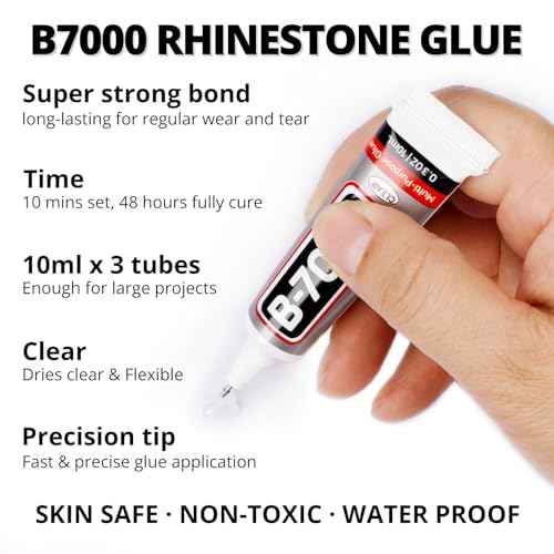 31000Pcs Rhinestones for Bedazzling, 3mm Bedazzler Kit with Flatback Rhinestones for Clothes Crafting Crafts Nails Clothing, Flat Back Resin Rainbow Colorful Colored Crystal with B 7000 Glue Clear