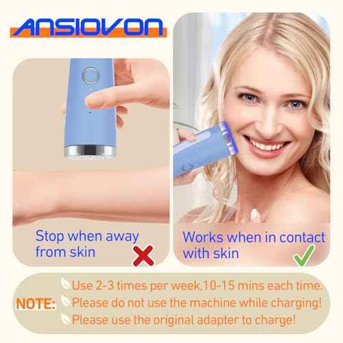 Blue Light Therapy Device for Acne Spot Treatment - LED Acne Blue Light Therapy Wand for Face