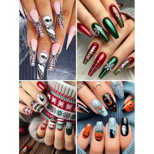 12 Color Acrylic paint pen Set, Kalolary Nail Polish Pens Nail Point Graffiti Dotting Pen Drawing Painting Liner Brush for DIY Nail Art Beauty Adorn Manicure Tools