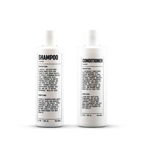 Blu Atlas Men's Shampoo and Conditioner Bundle - Classic Scent - Hydrating, Nourishing Conditioner for Healthy Hair, All Hair Types - 16 oz Bottle