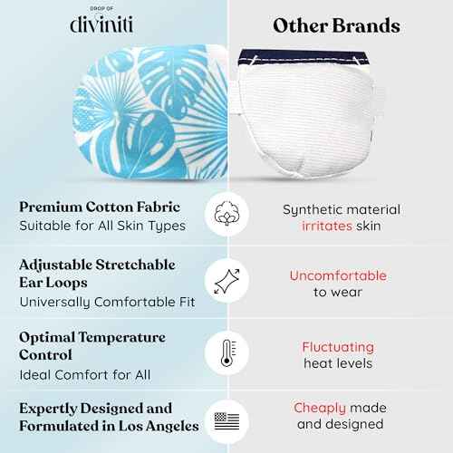 12-Pack Steam Eye Mask - Self Warming Heated Eye Mask for Dry Eyes, Up to 110F Degrees, Fast Soothing Relief - Puffy Eyes, Insomnia, Migraine - Stye Eye Treatment - Warm Compress for Eyes DiviniTi