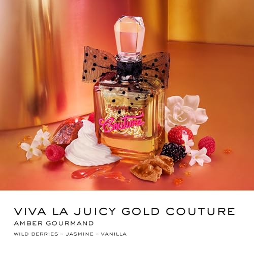 Juicy Couture Viva La Juicy Eau De Parfum, Women's Perfume with Notes of Mandarin, Gardenia & Caramel, Floral & Sweet, EDP Spray