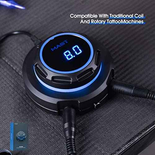 Mast Halo Tattoo Power Supply Box LCD Digital Display for Tattoo Machines