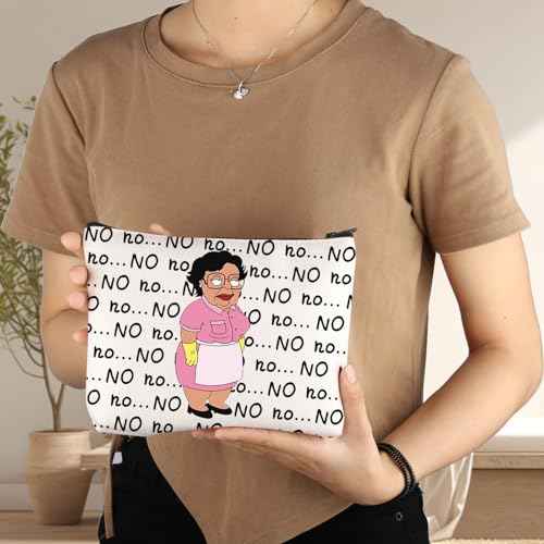G2TUP Cartoon Makeup Bag Adult Animated Comedy Fans Gift Stewie & Brian & Peter Gift Cartoon Zipper Bag (NO no)