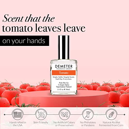 DEMETER Tomato, 1 oz Cologne Spray, Perfume for Women and Men