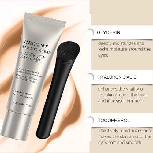 Perfection Eye Tightener, Perfection Primer Tightener, Instant Under Eye Tightener ? Ultimate Lift & Smooth Finish, With brush