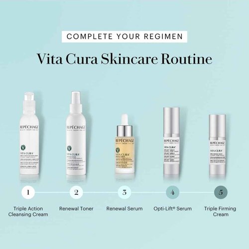 Repechage - Vita Cura Triple Action Cleansing Cream - 6 Fluid Ounce
