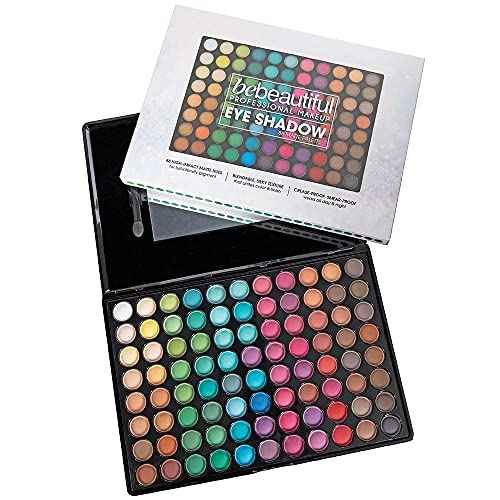 ForPro Professional Collection Bebeautiful Professional Makeup Eyeshadow with Applicators, 88-Color Palette, Matte