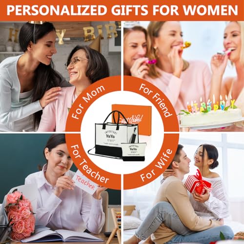 FORBIDDEN PAPER Mothers Day Grandma Mimi Yaya Retirement Dance Aunt Travel Book Witchy Gifts for Women Tote Bag & Makeup Bag