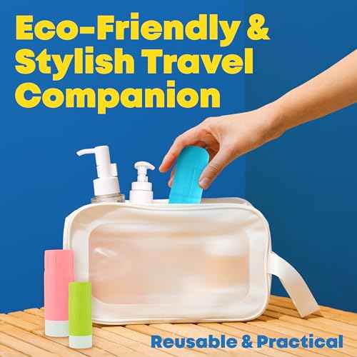 Multi-Size Silicone Bottle Covers for Travel ? Leak-Proof Stretchable Sleeves & Safety Clip Locks, Silicone Covers for Travel Toiletries, Bottle Sleeves for Traveling Essentials