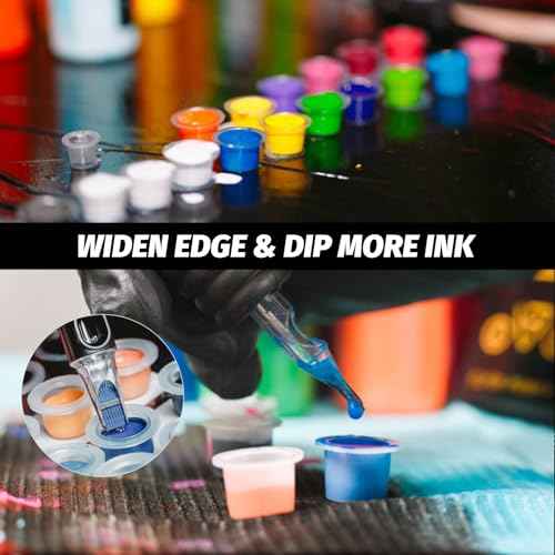 Tattoo Ink Caps - Romlon 1000Pcs Tattoo Ink Cups #9 Disposable Ink Caps Small Tattoo Caps for Ink Tattoo Cups Pigment Ink Caps Tattoo Ink Kit for Tattoo Supplies Tattoo Artists Tattoo Beginners