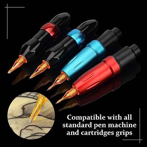 ATOMUS 10pcs Tattoo Cartridge Needles Disposable RL RS M1 Tattoo Needles for Tattoo Machine (9RS)