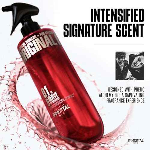 Immortal NYC Reserve 01, After Shave Spray Body/Face Men's Cologne, 17 oz, Exclusive Barbers, Softens Skin, Refreshes, Disinfects and Relieves Face and Skin, Moisturizing Formula After Shaving