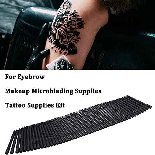 SOTICA Tattoo Ink Mixer Sticks, 200PCS Ink Tattoo Sticks Plastic Pigment Tattoo Ink Sticks Ink Mixing Stirring Rods for Makeup Microblading Supplies