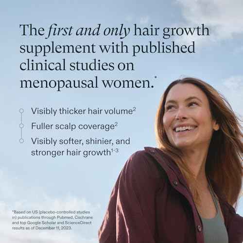 Nutrafol Women's Balance Hair Growth Supplements, Dermatologist Recommended, Ages 45 and Up, Clinically Proven for Visibly Thicker Hair and Scalp Coverage - 2 Month Supply, Pack of 2