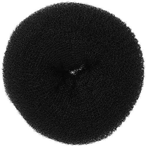 Diane Jumbo Hair Donut, Black, 5.5"
