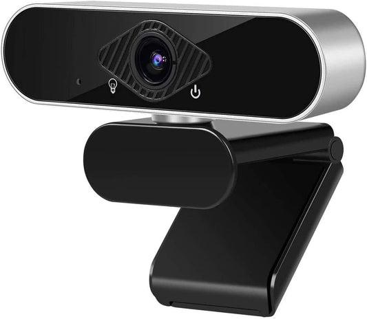 2K QHD Webcam with Microphone – USB Plug & Play Web Camera for Streaming, Video Calls, Zoom, and Remote Work