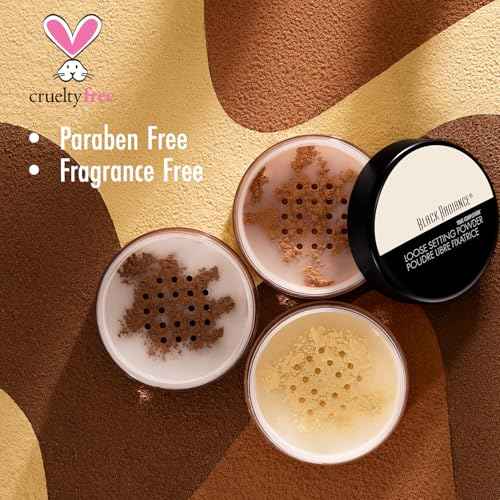 Black Radiance True Complexion Loose Setting Powder, Honeymoon, 0.64 Ounce