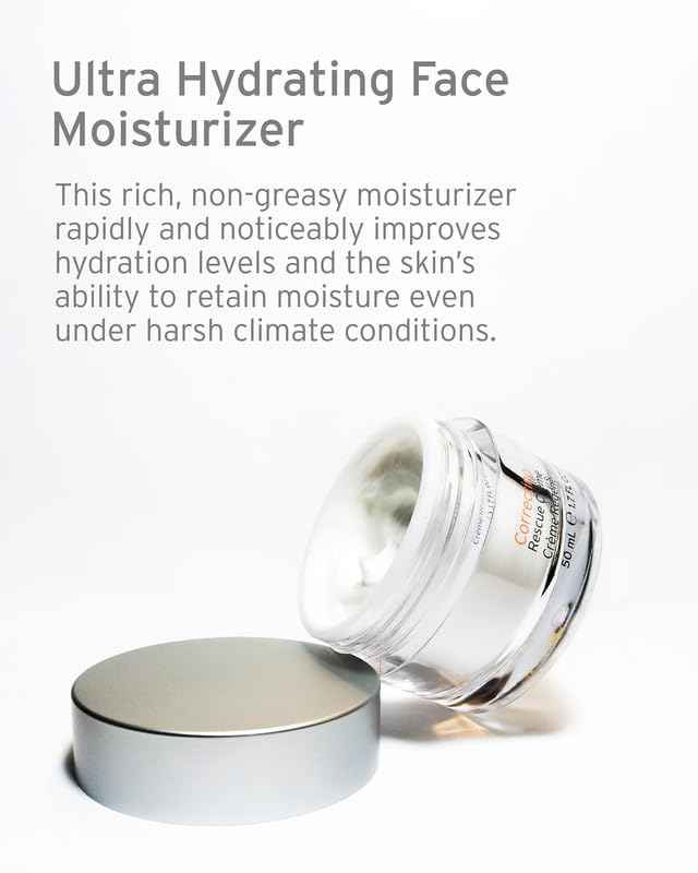 Kerstin Florian Rescue Creme | Hydrating Face Moisturizer for Dry Skin | Day & Night Cream to Boost Collagen & Elastin, Reduce Wrinkles | 1.7 fl oz