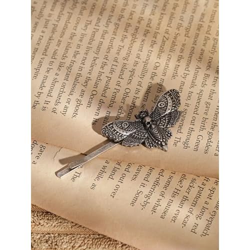 HAQUIL Vintage Insect Hawkmoth Butterfly Hairpin Nordic Animal Hair Clips Goth Jewelry