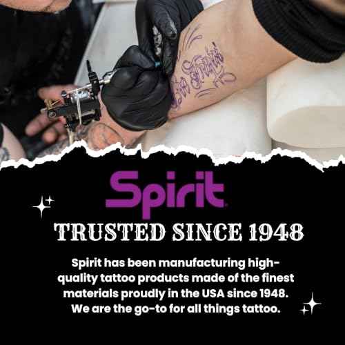 Spirit¢ç Tattoo XL Clear Carrier, 8 5/8 Inch x 28 Inch Long - Sized to use with Spirit¢ç Classic Thermal Roll Tattoo Stencil, Certified Vegan, Proudly Made in the USA