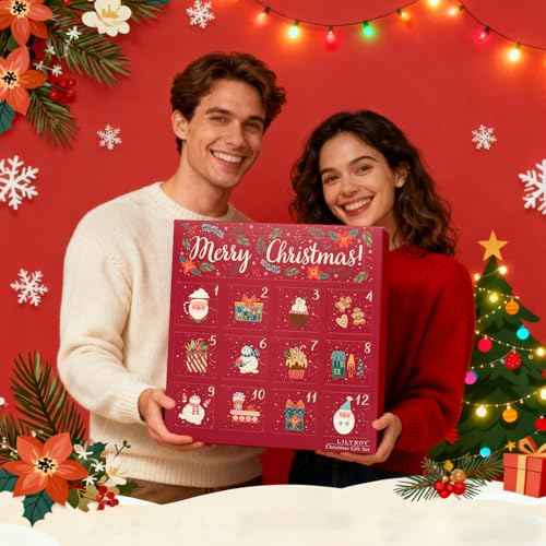 12Pcs Advent Calendar Christmas Gifts for Kids Women - Christmas Advent Calendar Bath Bomb with Surprise Inside Bath and Body Gift for Sister, Wife, Mom, Son, Daughter£üChristmas Gift Set Idea for Kids