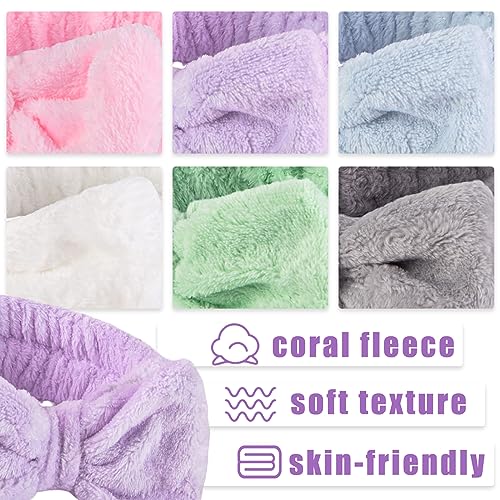 Shindel 6Pack Spa Headbands, Skincare & Makeup Headbands for Face Washing, Gift for Teen Girls, Stocking Stuffer