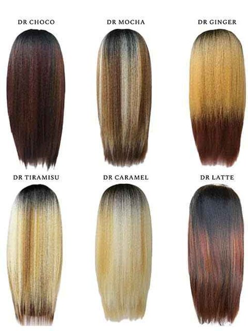 Janet Collection melt VEIL BANG HD 360 HUMAN HAIR BLEND PRIME UNIMIX Hand-Tied 13X6 Frontal with HD 360 Glueless Transparent Lace FUJU Wig (COLOR #1B)