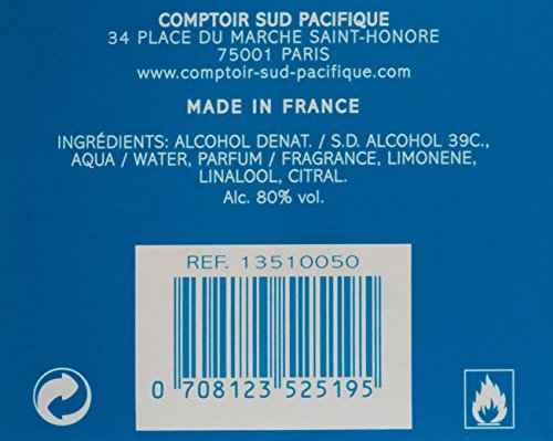 Comptoir Sud Pacifique Eau de Toilette Spray, Aqua Motu, 3.3 Fl Oz