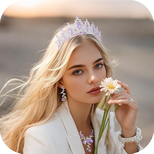 Kamirola - Queen Crown and Tiaras Princess Crown for Women and Girls Crystal Headbands for Bridal, Princess for Wedding and Party£¨01£©