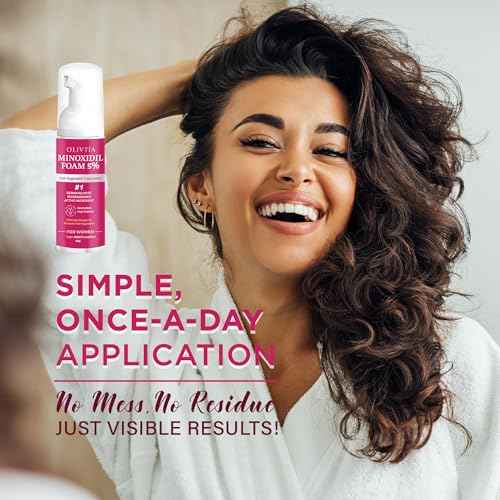 5% Minoxidil Foam for Women Hair Growth: Extra Strength Hair Regrowth Treatment ? Revitalize Hair Follicles & Regrow Thicker, Fuller Hair ? Hair Loss Solution-2pack