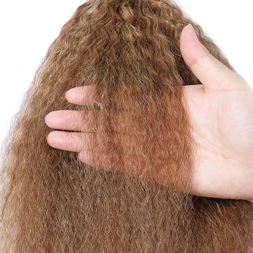 P427 Highlight Blonde Bundles Human Hair Brown Kinky Straight 3 Bundles 22 22 22 Inch Unprocessed Brazilian Virgin Remy Honey Blonde Bundle Human Hair Extensions