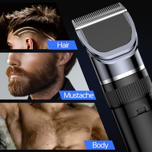 Men's Hair Clippers & Beard Trimmer Grooming Kit£¬All-in-one Professional Hair Cutting kit,Cordless Rechargeable Hair Clipper for Men with LED Display for Men's Barbers Hair Trimmer and Body Care