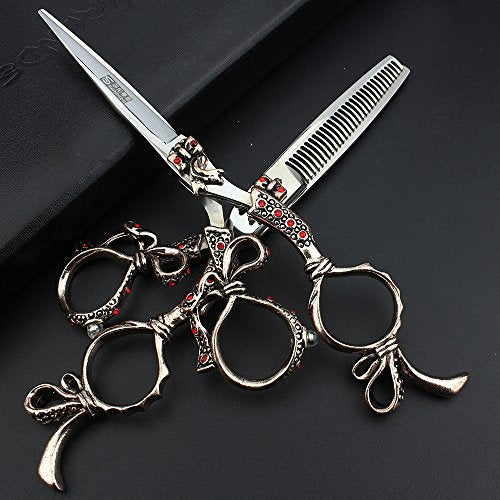 6-inch high-end hair clipper set, hairstylist, professional hair clipper, thin and broken hair clipper